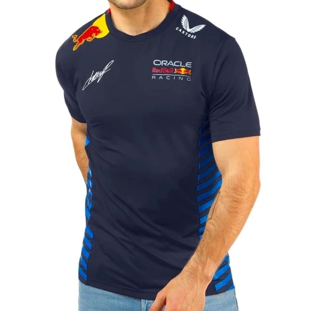 NWT Oracle Red Bull Racing Replica Checo Perez T-Shirt Junior Size
